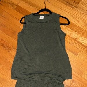 CABI women’s Simple Playsuit loren green Jumpsuit Style 5372 size Xsmall